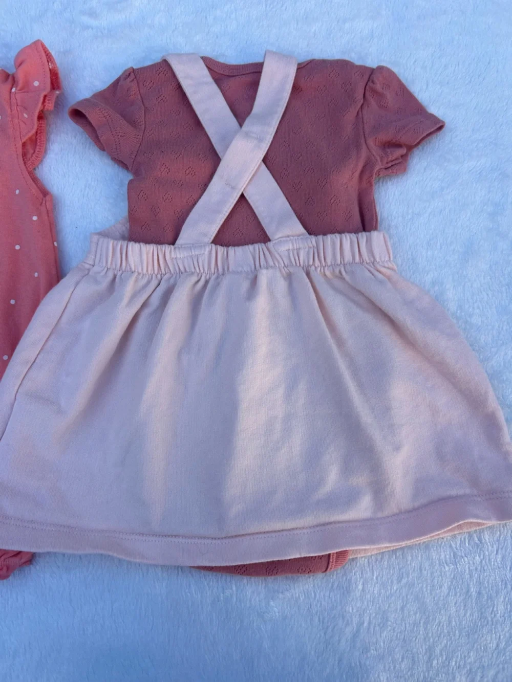 Carter's Coral and Blush Pink Baby Matching Sets